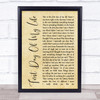 Bright Eyes First Day Of My Life Rustic Script Song Lyric Quote Print