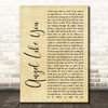 Eli Young Band Angel Like You Rustic Script Song Lyric Quote Print