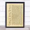 James Taylor Something In The Way She Moves Rustic Script Song Lyric Quote Print