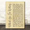 Placebo Without You I'm Nothing Rustic Script Song Lyric Quote Print