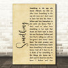 The Beatles Something Rustic Script Song Lyric Quote Print