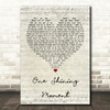 Diana Ross One Shining Moment Script Heart Song Lyric Quote Print