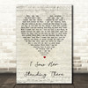 The Beatles I Saw Her Standing There Script Heart Song Lyric Quote Print