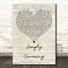 Trey Songz Simply Amazing Script Heart Song Lyric Quote Print