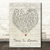 Tears In Heaven Eric Clapton Script Heart Song Lyric Quote Print