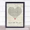 Candi Staton You've Got The Love Script Heart Song Lyric Quote Print