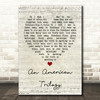 Elvis Presley An American Trilogy Script Heart Song Lyric Quote Print