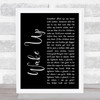 Arcade Fire Wake Up Black Script Song Lyric Quote Print