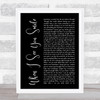 Bad English When I See You Smile Black Script Song Lyric Quote Print