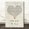 James Bay Hold Back The River Script Heart Song Lyric Quote Print