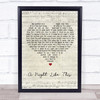 The Cure A Night Like This Script Heart Song Lyric Quote Print