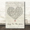 This Mortal Coil Song To The Siren Script Heart Song Lyric Quote Print