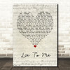 5 Seconds Of Summer Lie To Me Script Heart Quote Song Lyric Print
