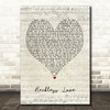 Cory Asbury Reckless Love Script Heart Quote Song Lyric Print