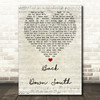 Kings Of Leon Back Down South Script Heart Quote Song Lyric Print