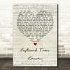 Lighthouse Family Postcard From Heaven Script Heart Quote Song Lyric Print