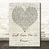 Pink Just Give Me A Reason Script Heart Quote Song Lyric Print