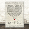 Sam Smith Like I Can Script Heart Quote Song Lyric Print