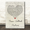 The Jam Town Called Malice Script Heart Quote Song Lyric Print