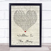 Westlife Written In The Stars Script Heart Quote Song Lyric Print