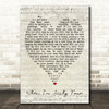 When I'm Sixty Four The Beatles Script Heart Quote Song Lyric Print