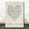 Could You Be Loved Bob Marley Script Heart Quote Song Lyric Print