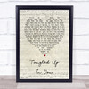 Staind Tangled Up In You Script Heart Song Lyric Quote Print