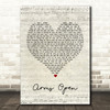 The Script Arms Open Script Heart Song Lyric Quote Print