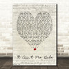 It Ain't Me Babe Bob Dylan Script Heart Quote Song Lyric Print