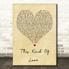 George Michael This Kind Of Love Vintage Heart Quote Song Lyric Print