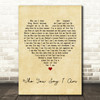 Hillsong Worship Who You Say I Am Vintage Heart Quote Song Lyric Print