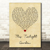 The Cure This Twilight Garden Vintage Heart Quote Song Lyric Print