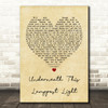 The King Blues Underneath This Lamppost Light Vintage Heart Song Lyric Print