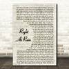 Adele Right As Rain Song Lyric Vintage Script Quote Print