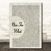 Drake Nice For What Song Lyric Vintage Script Quote Print