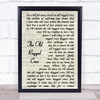 Johnny Cash The Old Rugged Cross Song Lyric Vintage Script Quote Print