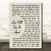 Joy Division Love Will Tear Us Apart Song Lyric Vintage Script Quote Print