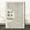 The Real Thing You To Me Are Everything Song Lyric Vintage Script Quote Print