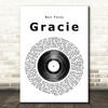 Ben Folds Gracie Vinyl Record Song Lyric Quote Print