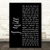 The Beatles I Will Black Script Song Lyric Quote Print