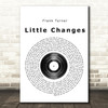 Frank Turner Little Changes Vinyl Record Song Lyric Quote Print