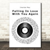 Imelda May Falling In Love With You Again Vinyl Record Song Lyric Quote Print