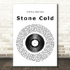 Jimmy Barnes Stone Cold Vinyl Record Song Lyric Quote Print