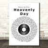 Patty Griffin Heavenly Day Vinyl Record Song Lyric Quote Print