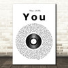 The 1975 You Vinyl Record Song Lyric Quote Print