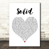 Ashford & Simpson Solid Heart Song Lyric Print