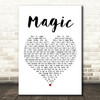 Coldplay Magic Heart Song Lyric Quote Print