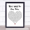 Foo Fighters This Will Be Our Year Heart Song Lyric Quote Print