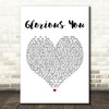 Frank Turner Glorious You Heart Song Lyric Quote Print