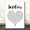 Gavin DeGraw Soldier Heart Song Lyric Quote Print